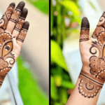 Easy Mehndi Design - Simple Front Hand Mehndi Design for Beginners