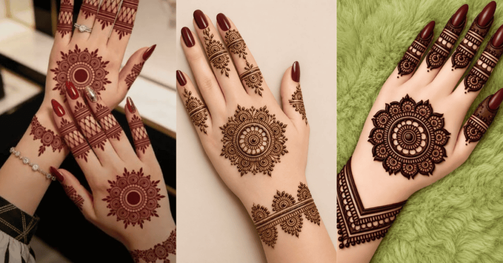 Round Mehndi Design Photos 2026