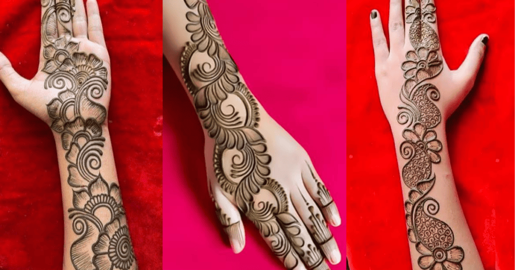 Simple Arabi02c Mehndi Designs 2026