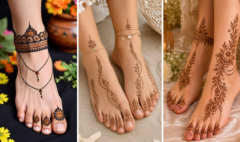 Floral Leg Mehndi 2026