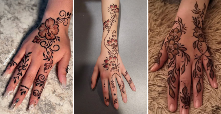 Floral Mehndi Design 2026
