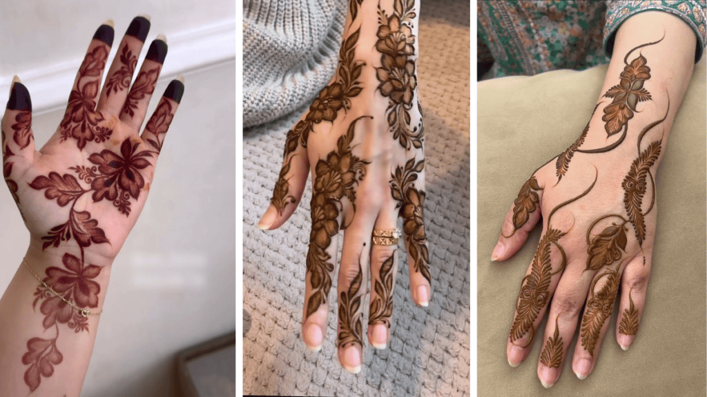 Floral Mehndi Art Trends