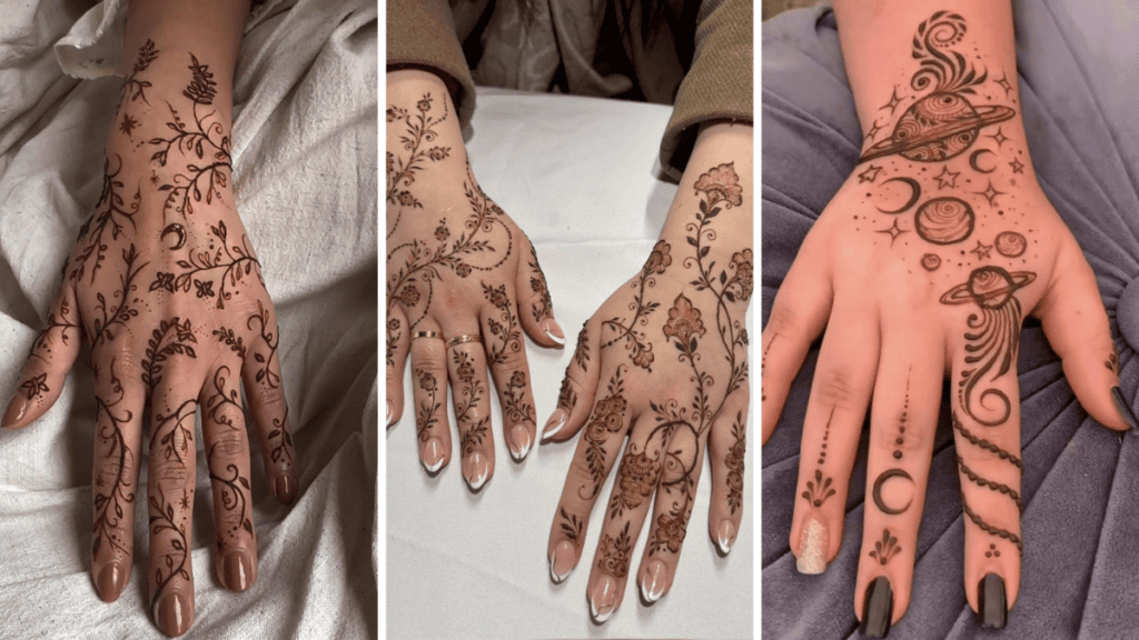 Trending Cone Mehndi Art