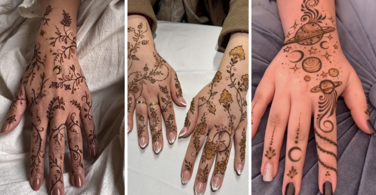 Trending Cone Mehndi Art