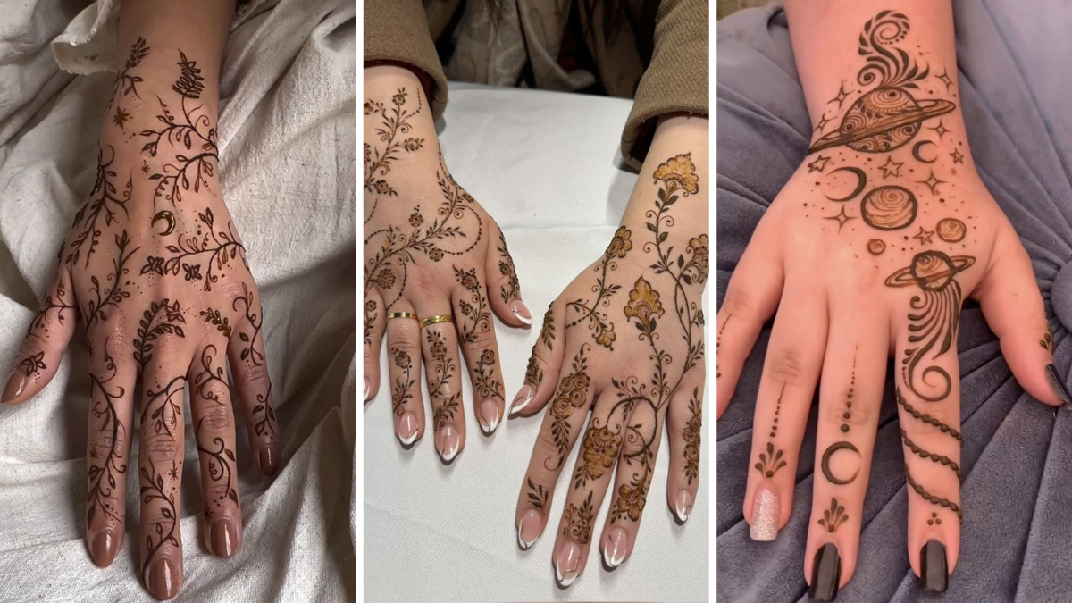 Trending Cone Mehndi Art