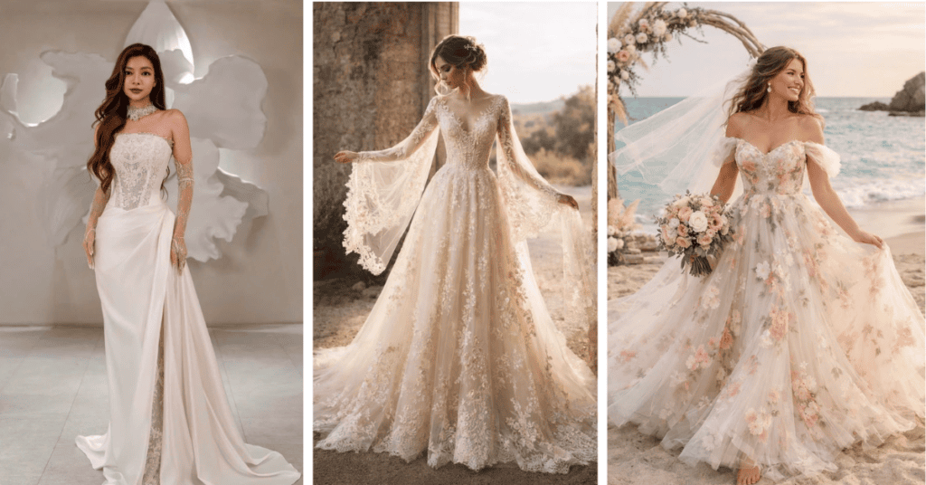 Designer Engagement Dress