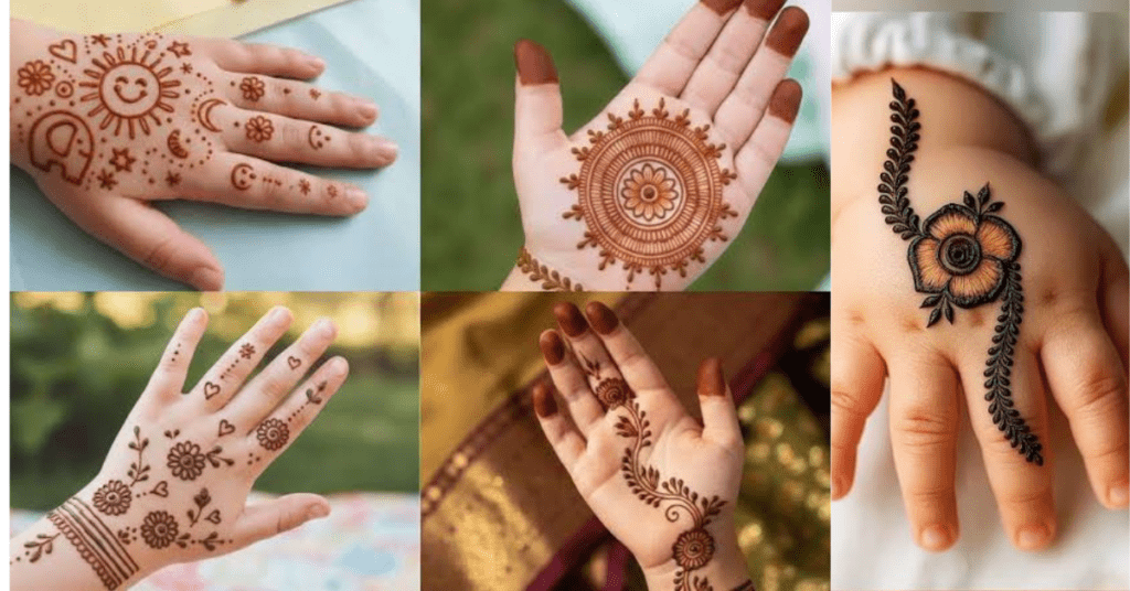 छोटे बच्चों की मेहंदी डिजाइन: हर खास मौके के लिए आसान और खूबसूरत डिज़ाइन