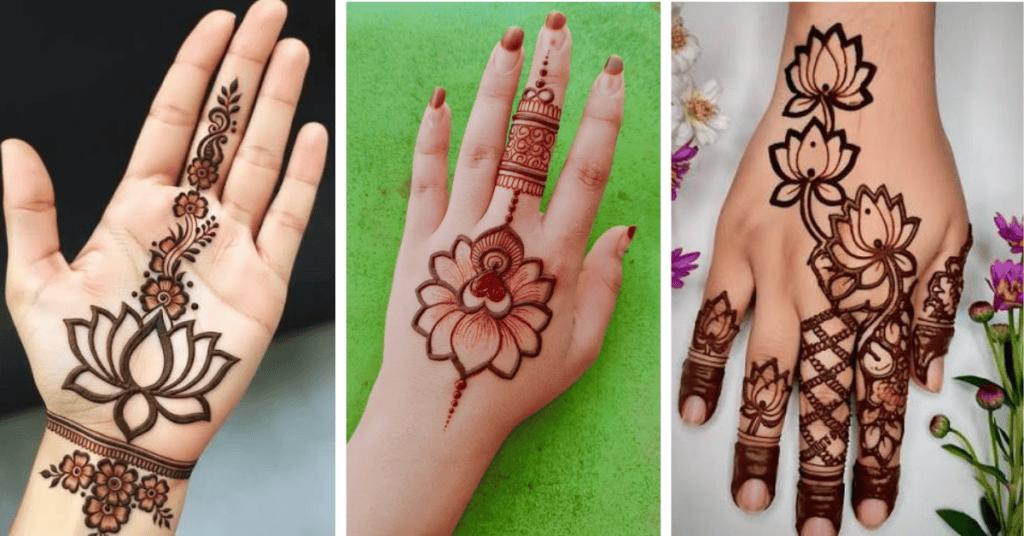 दुल्हन की आकर्षक मेहंदी