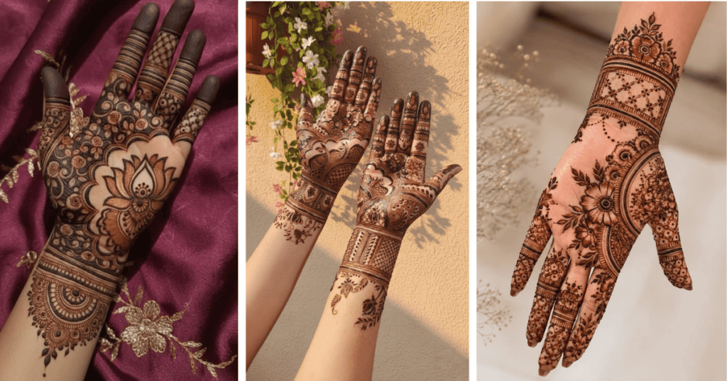 Traditional Mehndi Look
