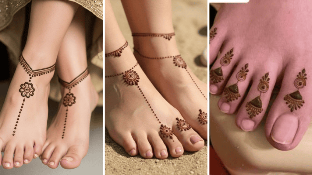 Floral Leg Mehndi 2026