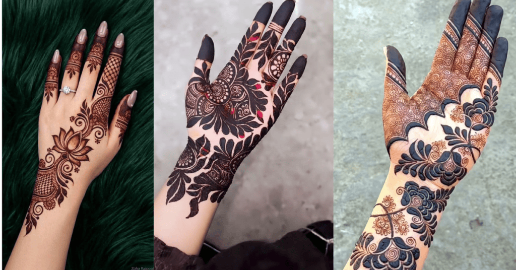 Simple Floral Mehndi Design 2026 :