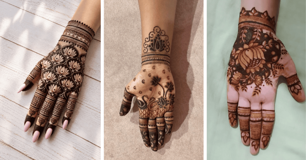Flower Design Mehndi
