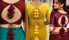 Back Neck Silk Saree Blouse Designs 2026