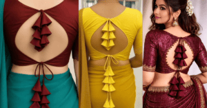 Back Neck Silk Saree Blouse Designs 2026
