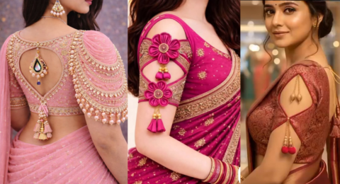Stylish Blouse Sleeve Designs: