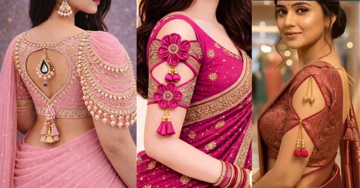 Stylish Blouse Sleeve Designs: