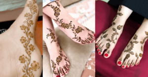 Easy Leg Mehndi Design 2026