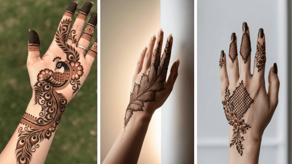 Elegant Mehndi Look