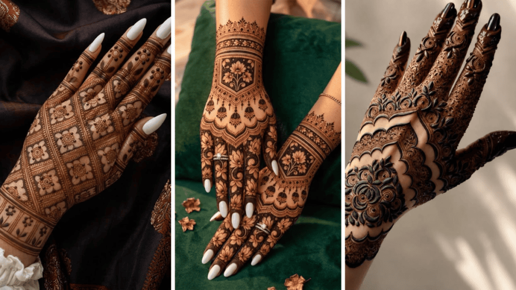 Trending Cone Mehndi Art