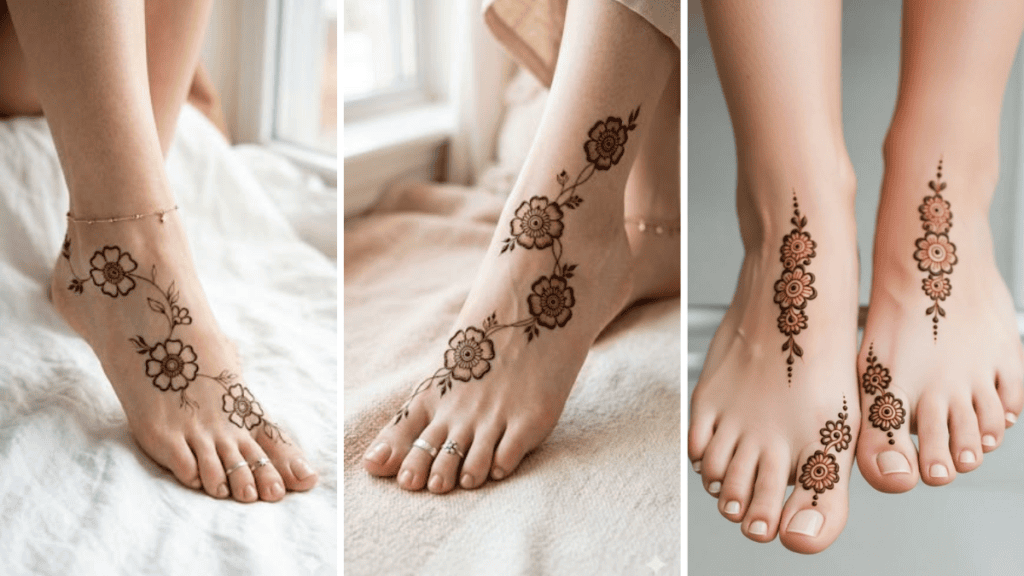 Floral Leg Mehndi 2026