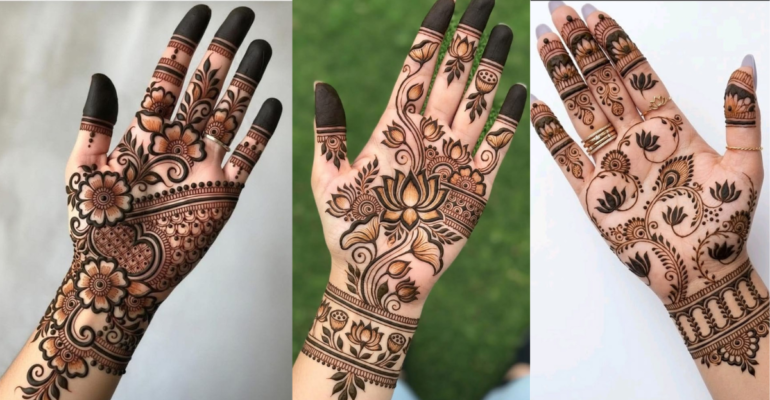 Simple Floral Mehndi Design 2026