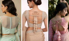 Stylish Blouse Back Design