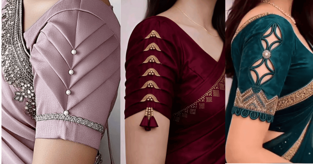 Stylish Blouse Sleeve Designs: