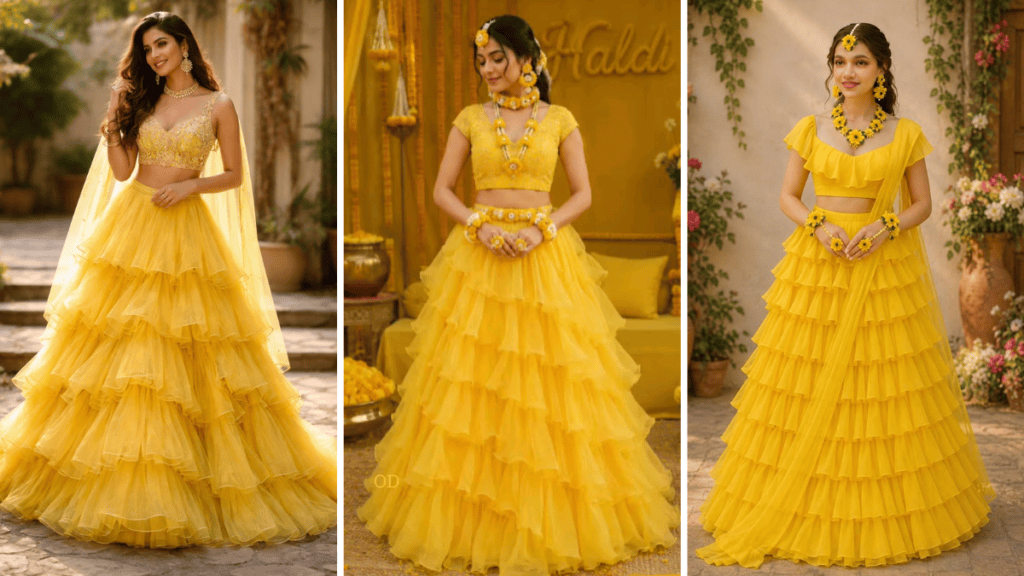 Haldi Dress Girl 2026