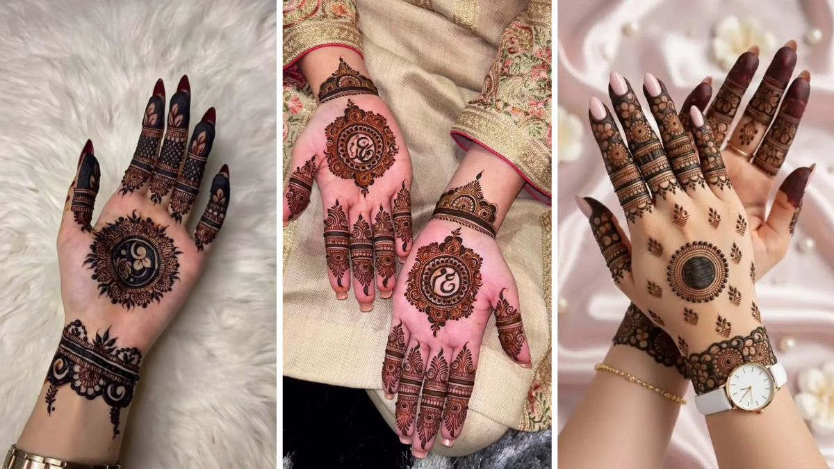 Simple Circle Mehndi Designs