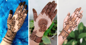 Flower Design Mehndi