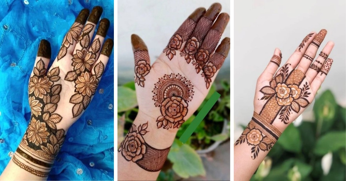 Flower Design Mehndi