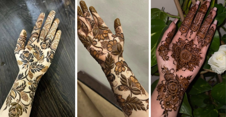 Front Hand Mehndi Design