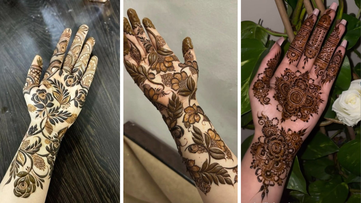 Front Hand Mehndi Design