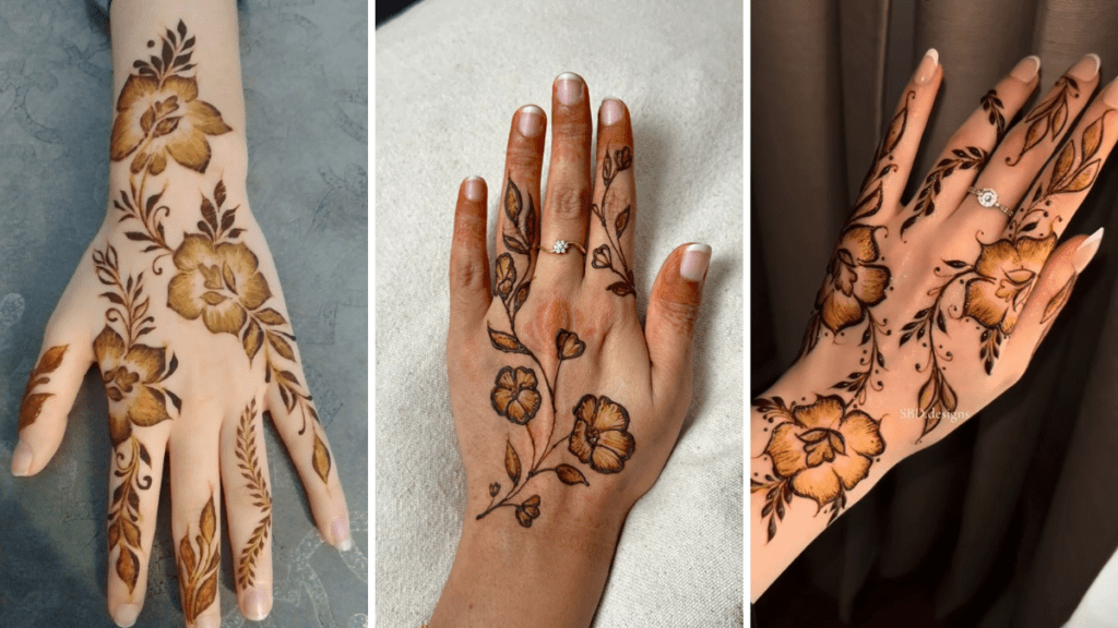 Rose Mehndi Design 2026