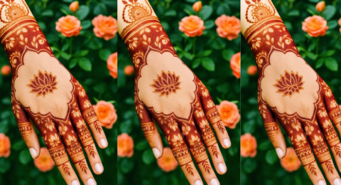 कमल मेहंदी डिज़ाइन 2026 – लेटेस्ट और खूबसूरत Lotus Mehndi Design
