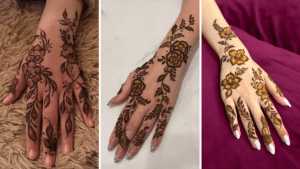 Rose Mehndi Design 2026
