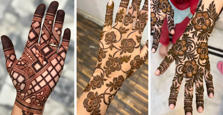 Floral Mehandi Creative Art