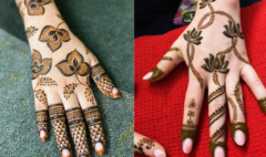 Simple mehndi design image 2026