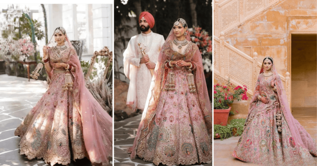 Punjabi Lehenga Designs 2026 – Traditional Phulkari Lehenga