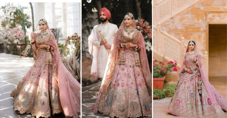 Punjabi Lehenga Designs 2026 – Traditional Phulkari Lehenga