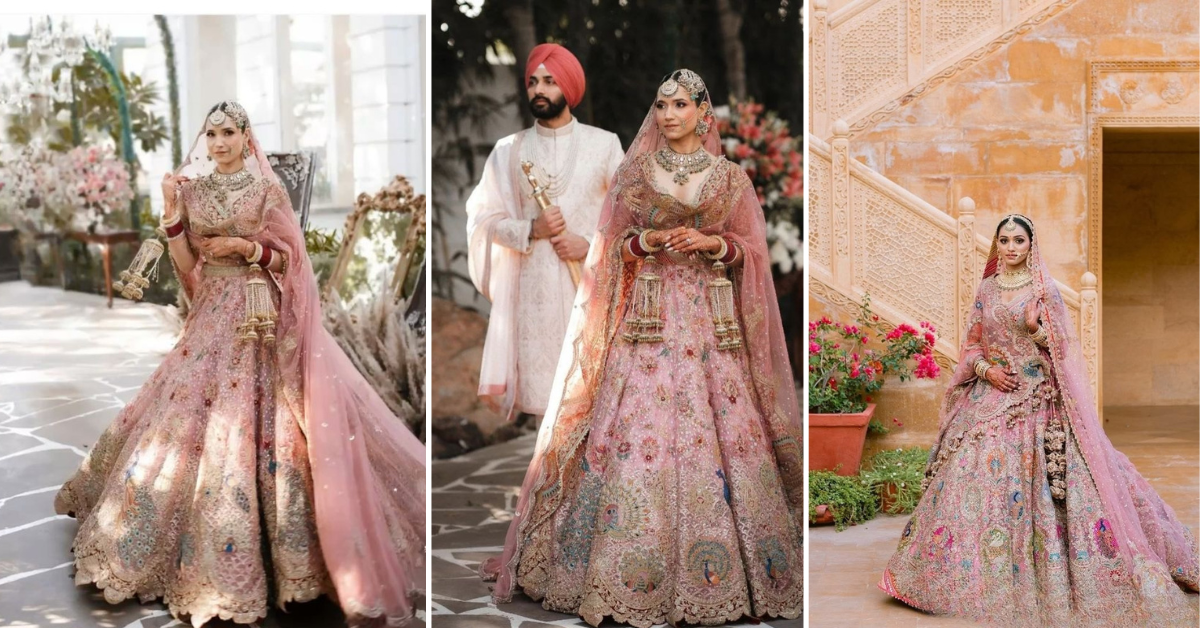 Punjabi Lehenga Designs 2026 – Traditional Phulkari Lehenga