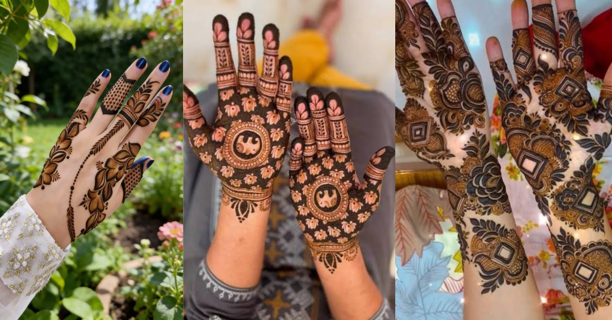 Minimal Mehndi Design की खूबसूरत मेहंदी डिजाइन