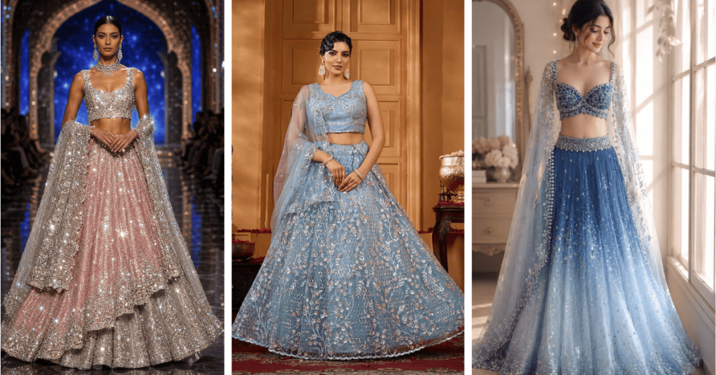 Sequin Lehenga Designs 2026