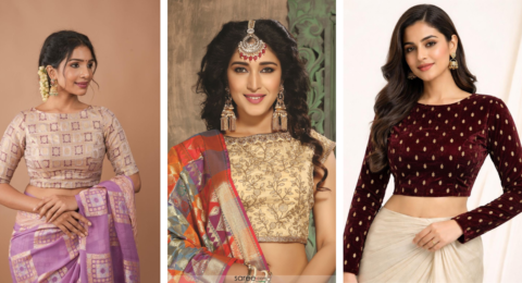 Boat Neck Choli