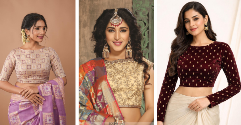 Boat Neck Choli