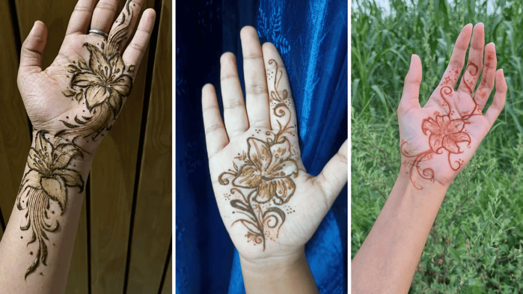 Floral Hands Mehndi 