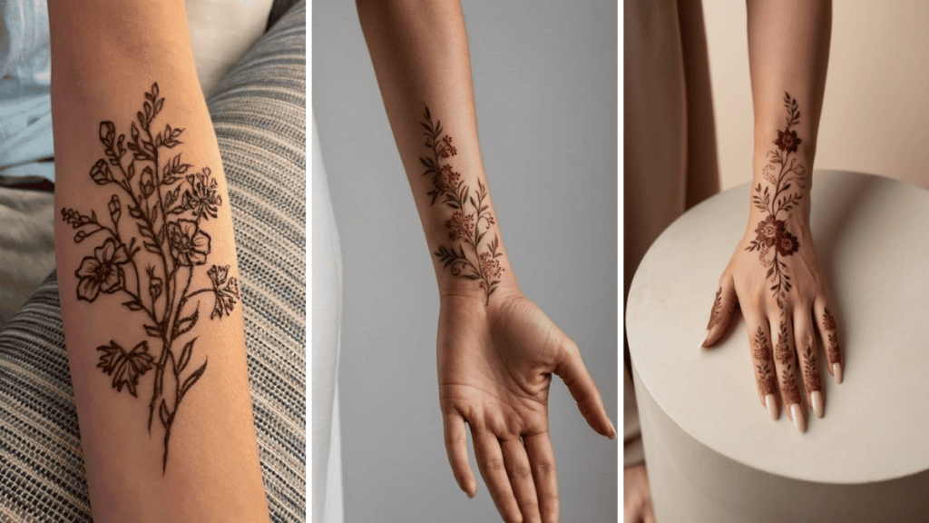 Floral Mehndi