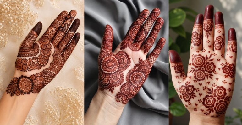 Floral Pattern Mehndi 2026 – लेटेस्ट फूलों वाली सिंपल, स्टाइलिश और सुंदर मेहंदी डिज़ाइन
