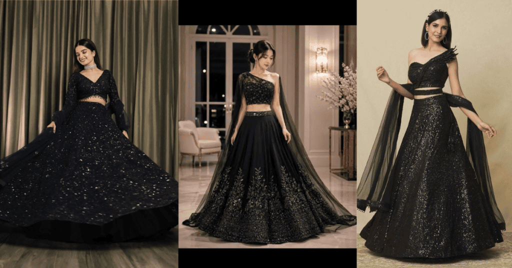 Black Lehenga Designs 2026: