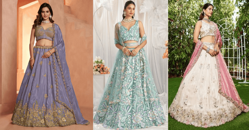 Sequin Lehenga
